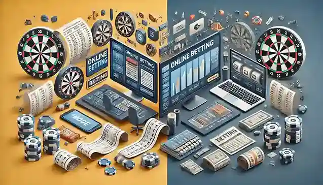 So sánh cược online và cược truyền